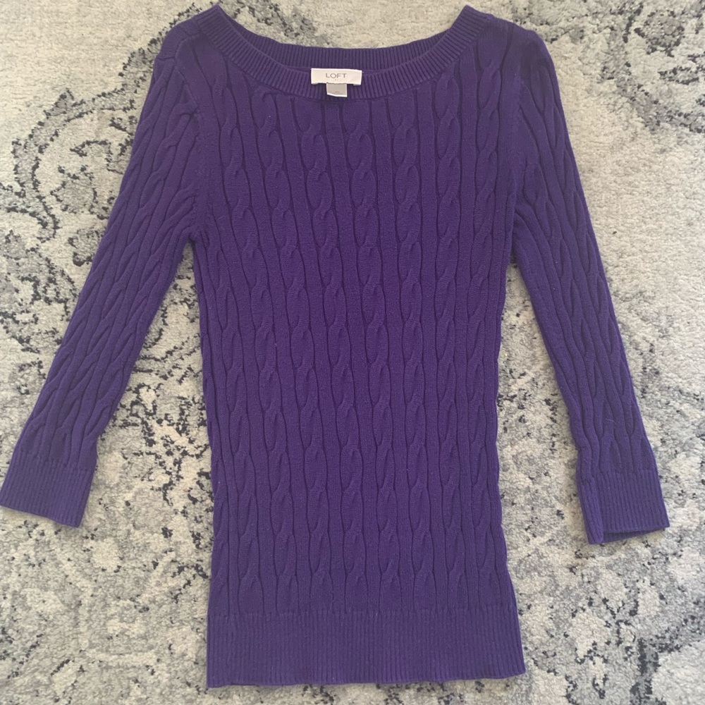 Loft Purple Sweater
